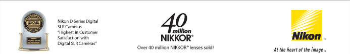 JD Logo, Over 40 Million Nikkor Lenses Sold, Nikon Logo